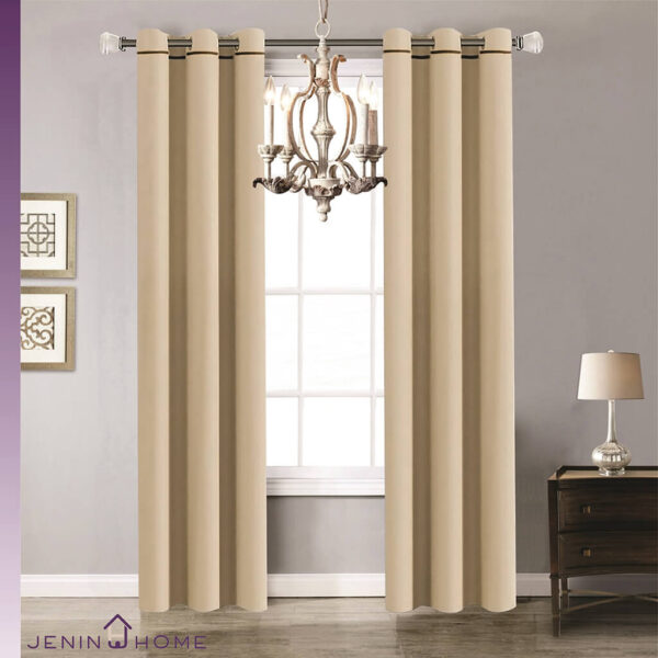 Cortinas Black Out Argollas 2.75 Ancho * 2.2 Largo Metros - Imagen 2